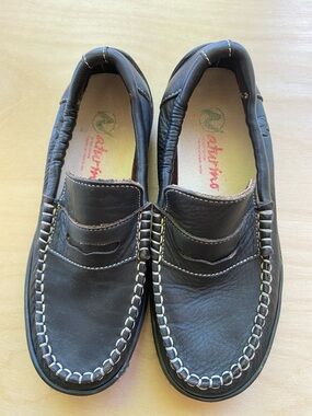 Naturino Boy’s Dark Brown Slip-On Moccasin Loafers